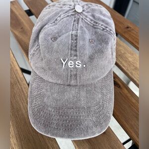 Seek discomfort Merch “Yes” hat